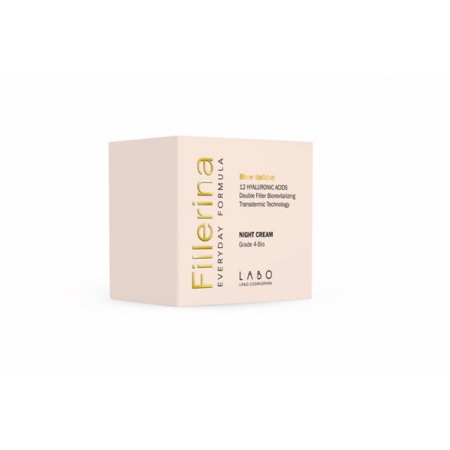 vasetto 50 ml fillerina crema notte grado 4 biorevitalizing