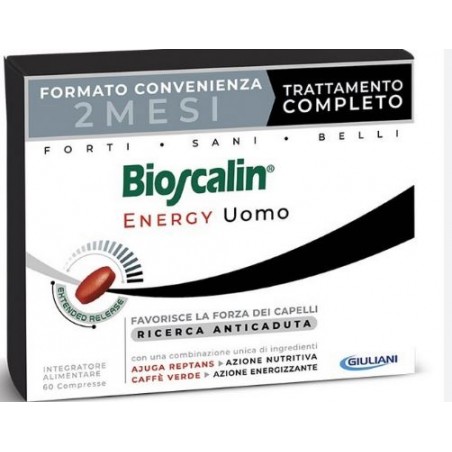 Bioscalin Energy capelli uomo 60 Compresse