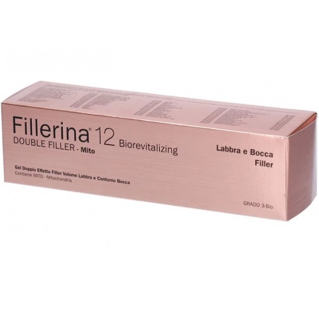 dispenser con massaggiare 7 ml fillerina labbra e bocca biorevitalizing