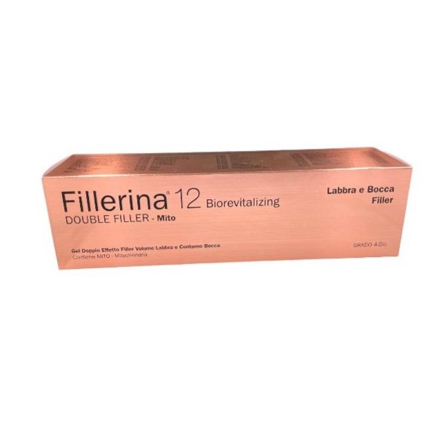 Labo Fillerina 12 Double Filler Mito Labbra E Bocca Gel Biorevitalizing Grado 4 Bio Dispenser Lip Massage Tip 7 Ml