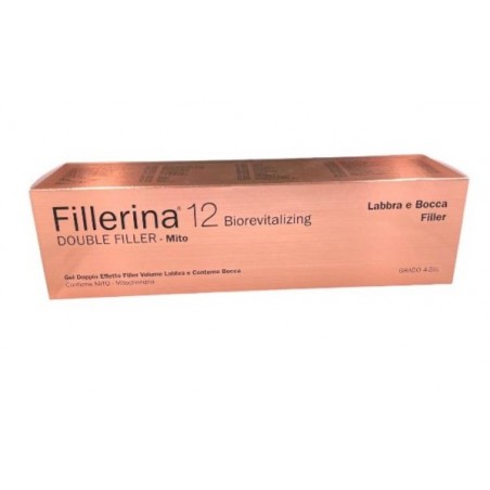 Labo Fillerina 12 Double Filler Mito Labbra E Bocca Gel Biorevitalizing Grado 4 Bio Dispenser Lip Massage Tip 7 Ml