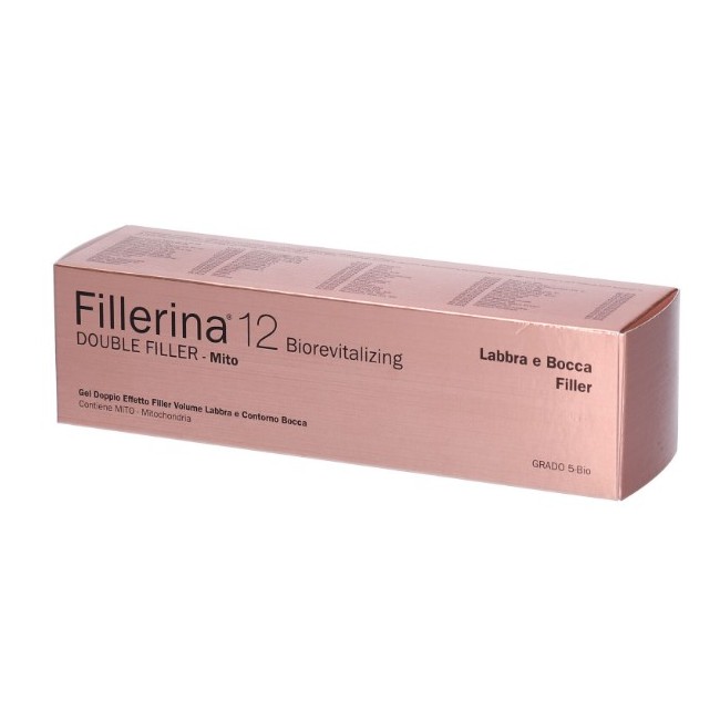 Labo Fillerina 12 Double Filler Mito Labbra E Bocca Gel Biorevitalizing Grado 5 Bio Dispenser Lip Massage Tip 7 Ml