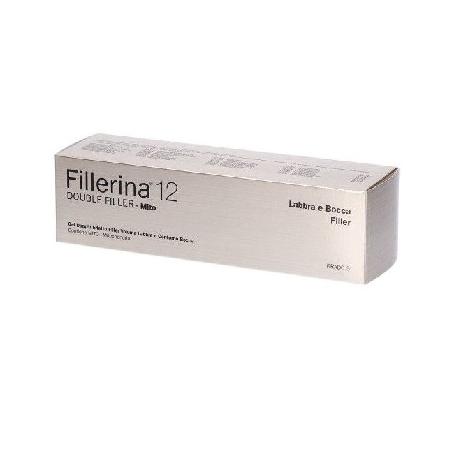 Labo Fillerina 12 Double Filler Mito Labbra E Bocca Gel Base Grado 5 Dispenser Lip Massage Tip 7 Ml