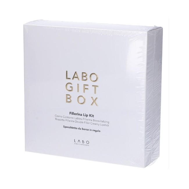 gift box con stick 5 gr contorno labbra fillerina biorevitalizing e 1 rossetto effetto filler