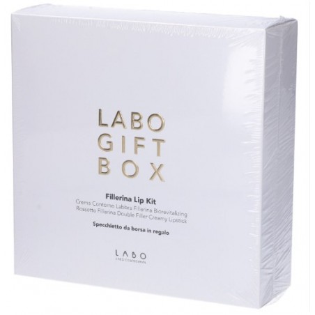 gift box con stick 5 gr contorno labbra fillerina biorevitalizing e 1 rossetto effetto filler