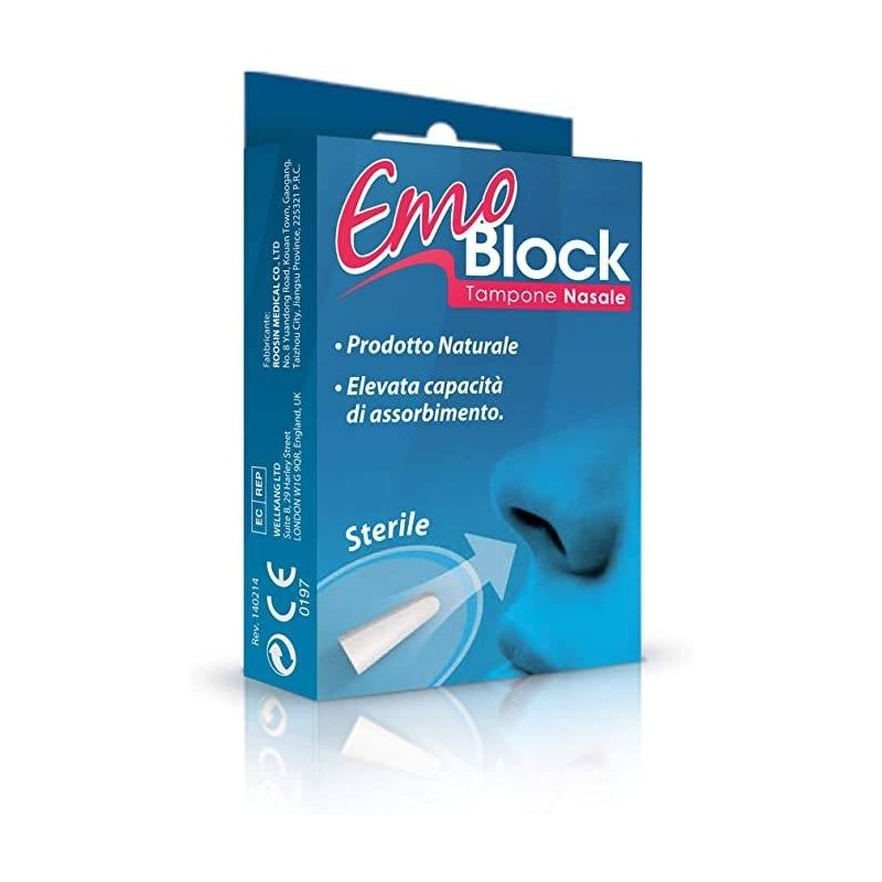 Planet Pharma Emoblock Tampone Nasale