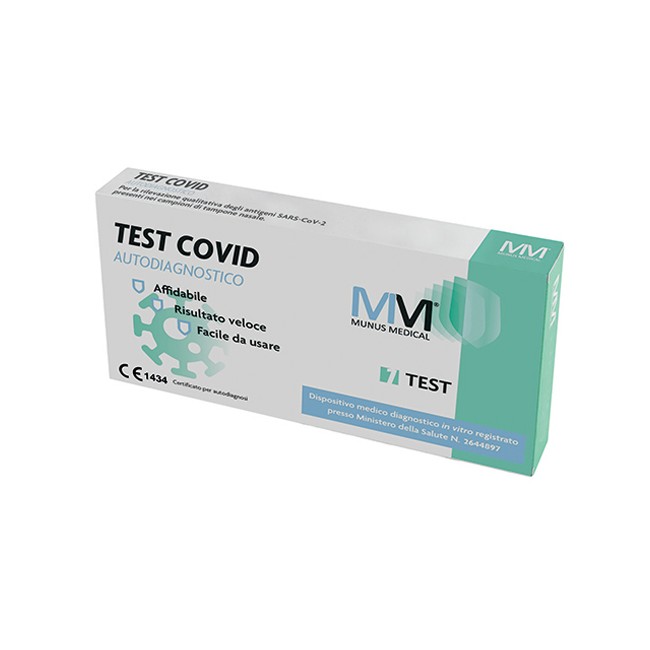 Munus International Test Rapido Autodiagnostico Test Covid Munus Medical Rilevazione Qualitativa Antigeni Sars-cov-2 In Campioni