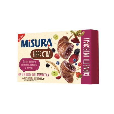 Colussi Misura Cornetti Fibre Extra Viola Frutti Di Bosco Uva E Barbabietola 300 G