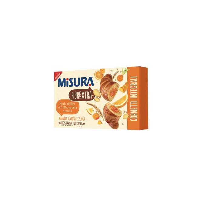 Colussi Misura Cornetti Fibre Extra Arancione Arancia Carota E Zucca 300 G