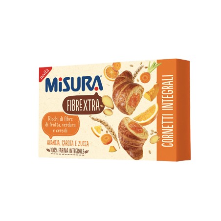 Colussi Misura Cornetti Fibre Extra Arancione Arancia Carota E Zucca 300 G