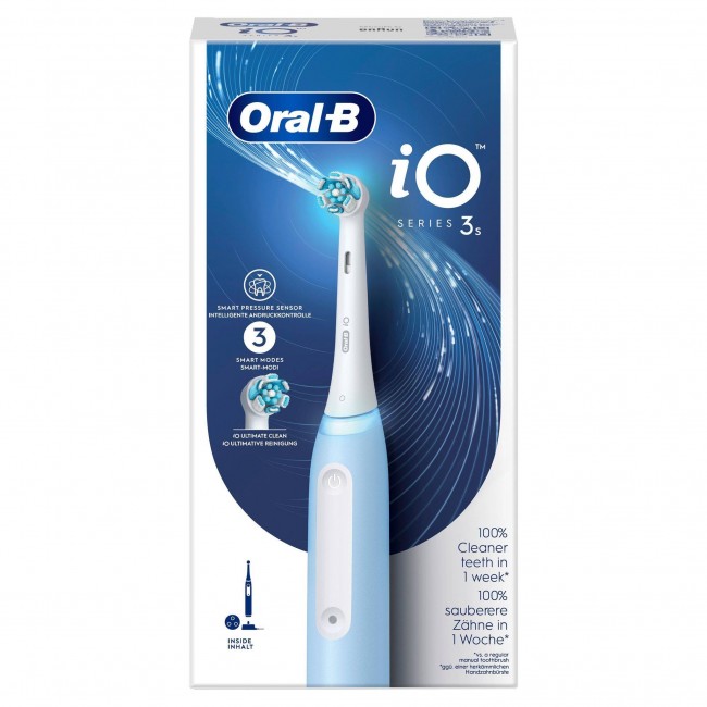 Procter & Gamble Oralb Io3s Spazzolino Elettrico Blu