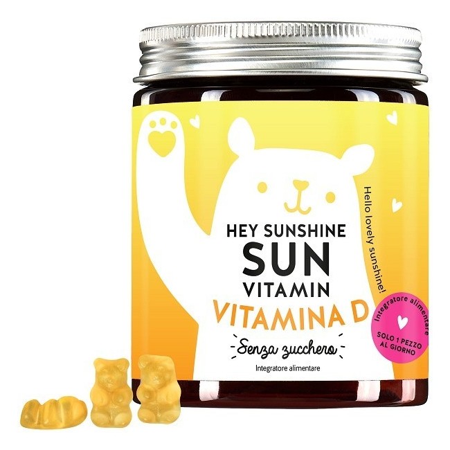 Beautybears Gmbh Hey Sunshine Sun Vitamins Mit D3 Sugarfree 45 Caramelle Gommose