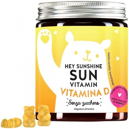 Beautybears Gmbh Hey Sunshine Sun Vitamins Mit D3 Sugarfree 45 Caramelle Gommose