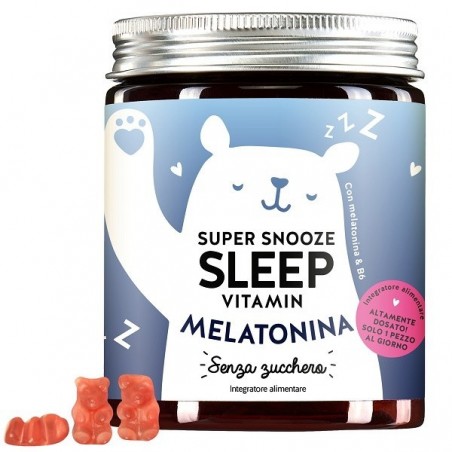 Beautybears Gmbh Super Snooze Sleep Vitamin With Melatonin Sugarfree 45 Caramelle Gommose