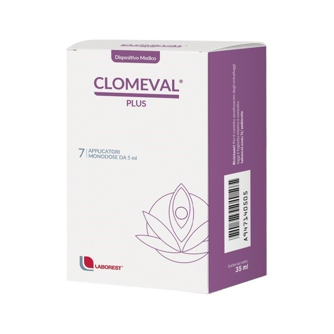 Uriach Clomeval Plus Gel Vaginale 35 Ml + 7 Applicatori Monouso