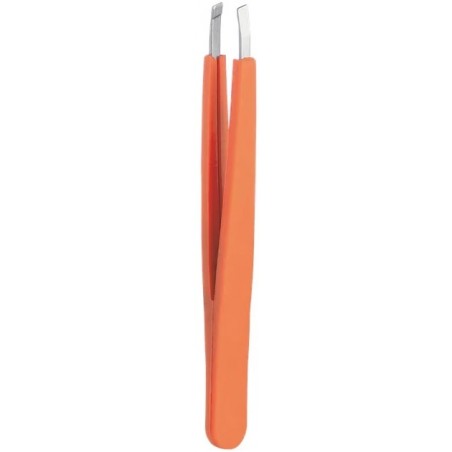 Trouss Make Up 6 Pinzette Gommate Punta A Granchio Arancio - 1 pezzo