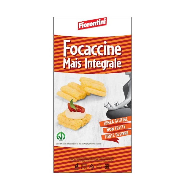 Fiorentini Alimentari Focaccine Di Mais Integrale 100 G