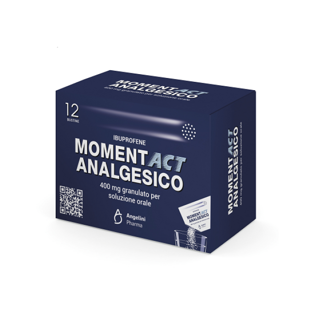 Angelini Pharma Momentact Analgesico 400 Mg Granulato Per Soluzione Orale Ibuprofene