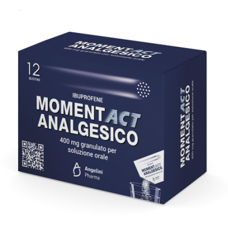 Angelini Pharma Momentact Analgesico 400 Mg Granulato Per Soluzione Orale Ibuprofene