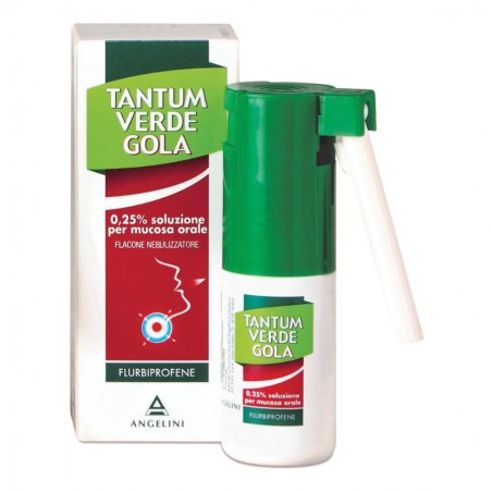 Angelini Tantum Verde Gola 250mg/100ml Spray Per Mucosa Orale, Soluzione Flurbiprofene