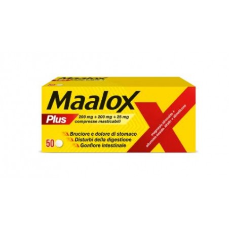 confezione 50 compresse maalox plus