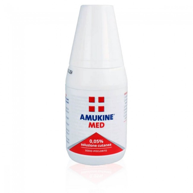 Amukine Med 0,05% Soluzione cutanea per disinfettare le ferite