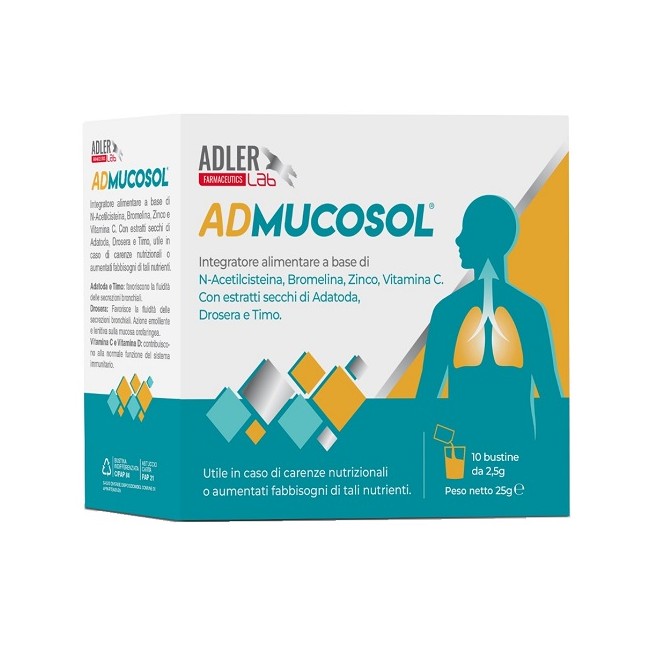 Adler Lab Admucosol 10 Bustine