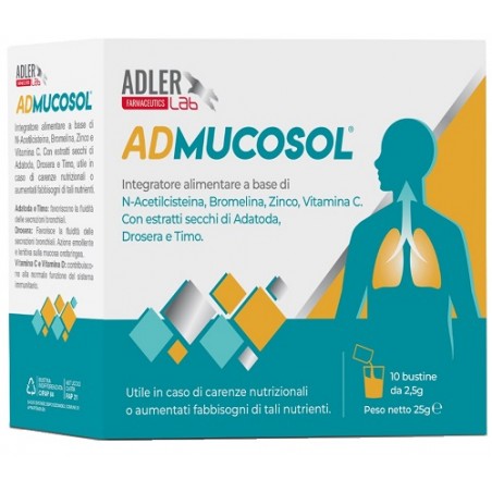 Adler Lab Admucosol 10 Bustine