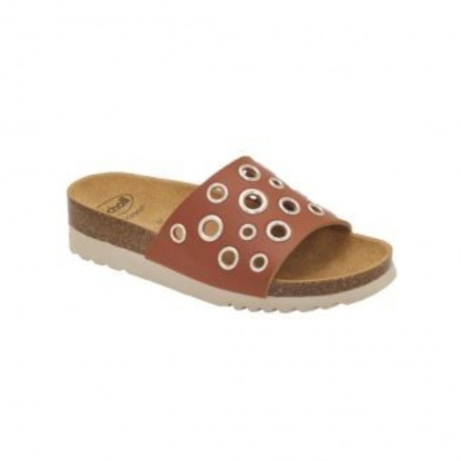 1 paio di Magaluf Ciabatta Similpelle Cognac 41 da Scholl Shoes