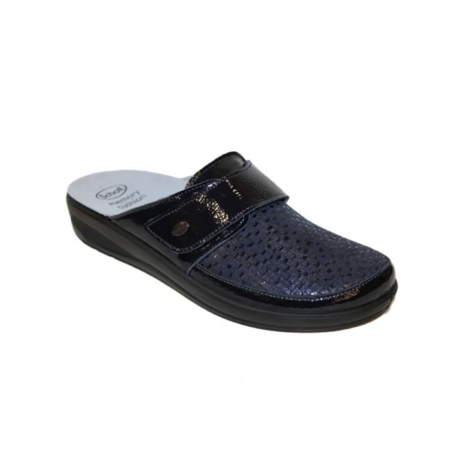 Scholl Shoes Maureen Ciabatte Elasticizzate Navy Blue - 1 paio