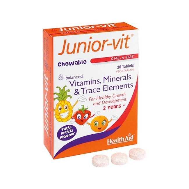 Healthaid Juniorvit Blister 30 Tavolette Masticabili