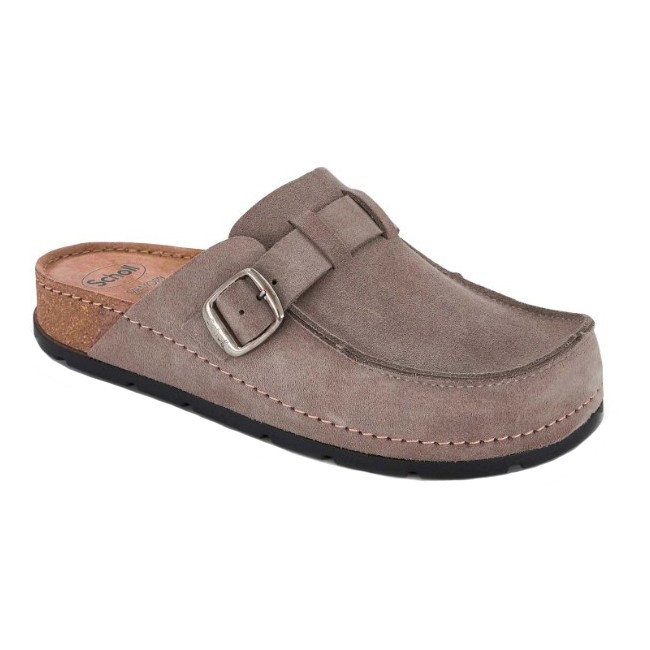 Scholl Calzatura Bora Moccasin Suede W Grey. Taglia 36