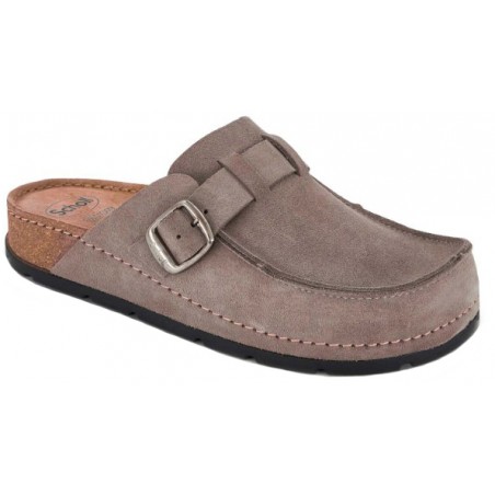 Scholl Calzatura Bora Moccasin Suede W Grey. Taglia 36