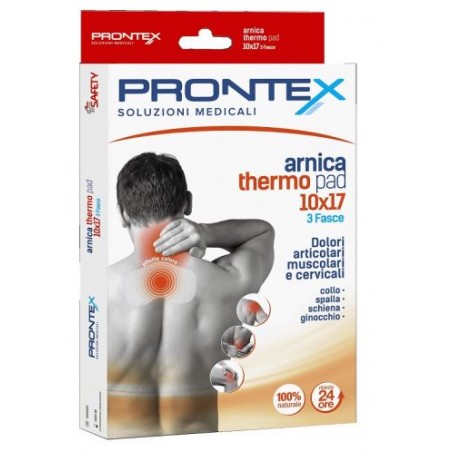 Safety Fascia Prontex Arnica Thermo Pad 10 X 17 3 Pezzi collo spalla