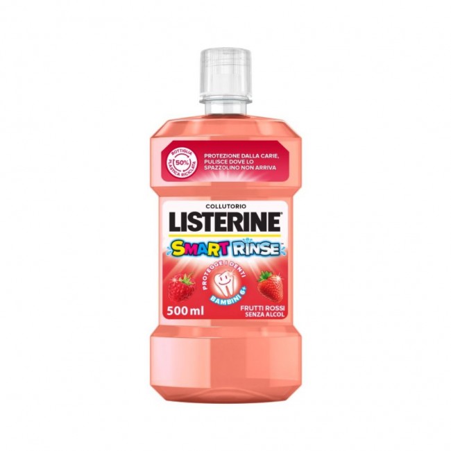 500ml Gusto Fragola di Collutorio Smart Rinse  da Listerine