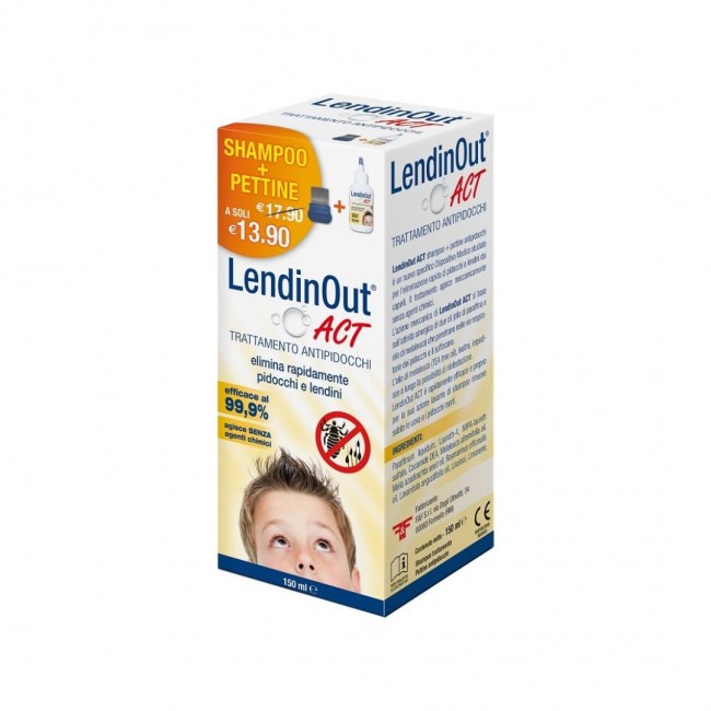 150ml di Trattamento Antipidocchi da Lendinout Act