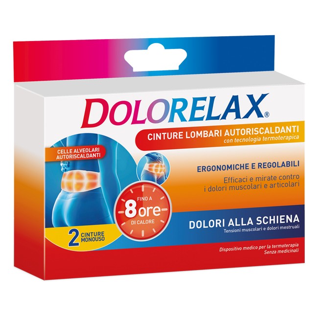 Coswell Cintura Lombare Autoriscaldante Dolorelax 2 Pezzi