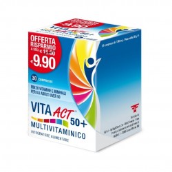 30 compresse di Integratore Multivitaminico Vita Act 50+