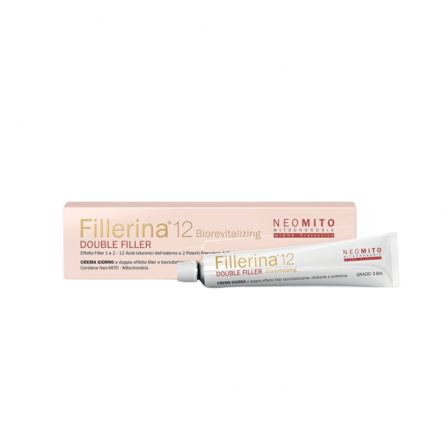 Labo Fillerina 12 Double Filler Neo Mito Biorevitalizing Day Cream Grado 3 Bio 50 Ml