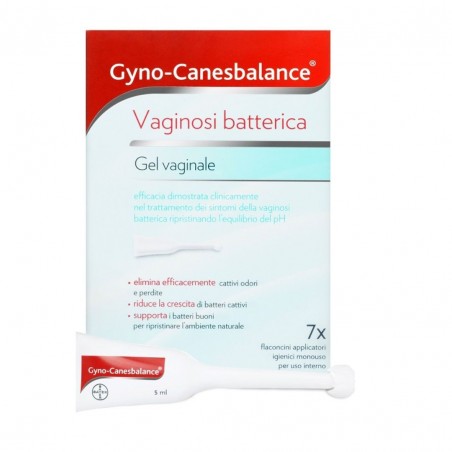 7 Flaconcini Monouso di Gel Vaginale da Gyno-Canesbalance