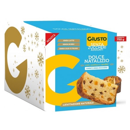 Farmafood Giusto Senza Zucchero Dolce Natalizio Panettone 750 G