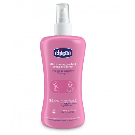 Chicco Olio Massaggio 4 In 1 Pre&post Parto 222 Ml