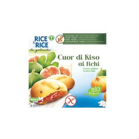 Probios Societa' Benefit Rice&rice Cuor Di Riso Ai Fichi Senza Latte 6 X 33 G