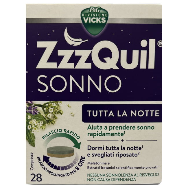 Procter & Gamble Vicks Zzzquil Sonno Tutta La Notte 28 Compresse