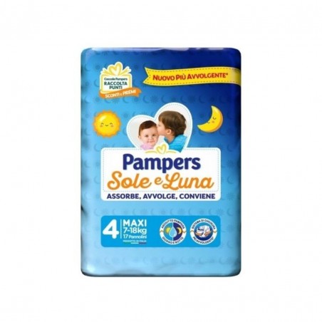 16 pannolini da Pampers Sole&Luna Pannolini Junior 7-18kg