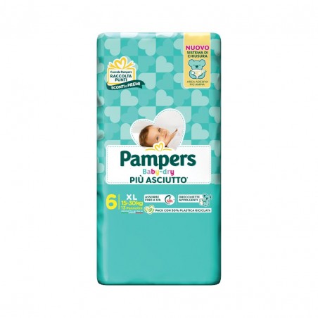 13 pannolini di Pampers Baby Dry Pannolino XL 15-30Kg