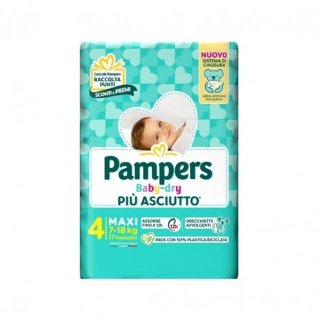 17 pannolini di Pampers Baby Dry Pannolino Maxi 7-18kg