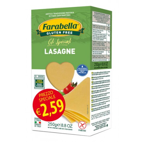 Bioalimenta Farabella Lasagna Promo 250 G X 6 Pezzi