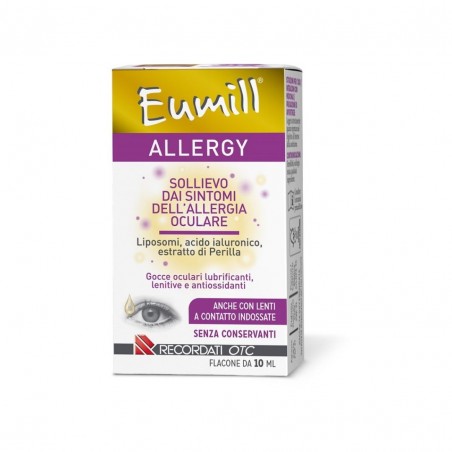 10ml di collirio antinfiammatorio da Eumill Allergy