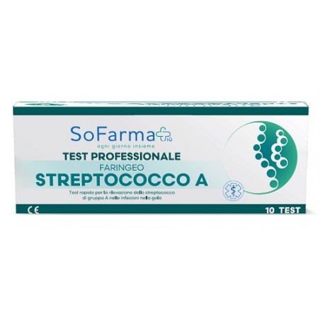 So. Farma. Morra Test Rapido Faringeo Strepto A Sofarmapiu' Rilevazione Antigene Streptococco A Su Tampone Faringeo Mediante Imm